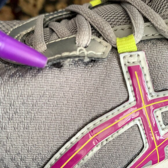 Asics Gel Quick Walk Sneaker Women’s 8.5 Gray Pink Gym Athletic Training Shoes - Picture 8 of 8